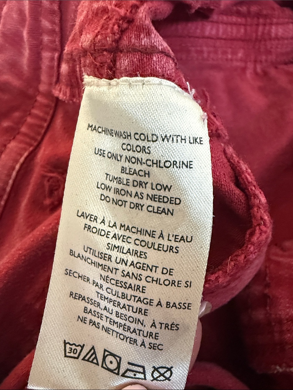 Free People Raspberry Straight-Leg Utility Jeans - Picture 5 of 7